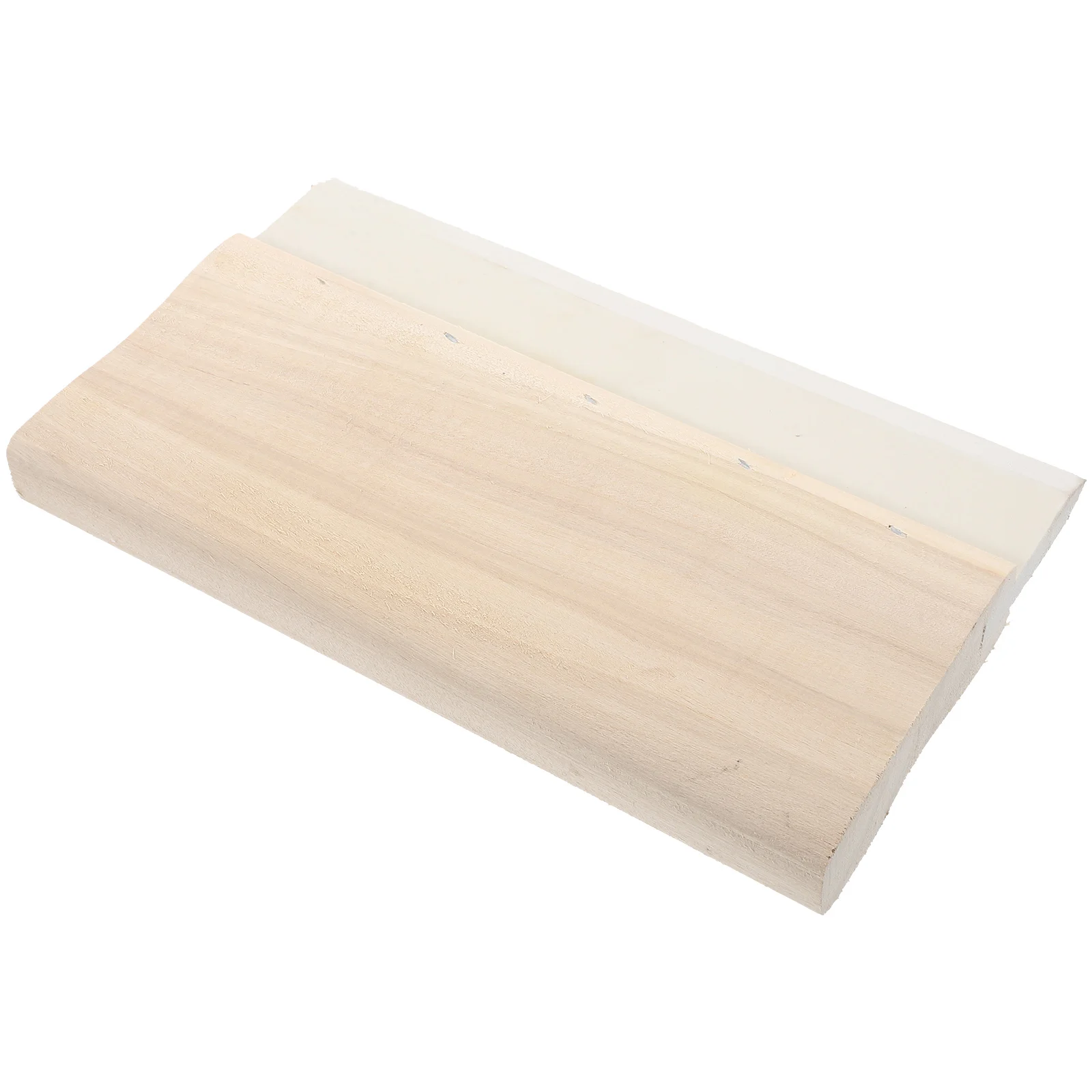 Screen Printing Squeegee 20cm Water Ink Durable Wooden Handle Compact Practical Craftsmanship Thick Material Hand Printing Tool