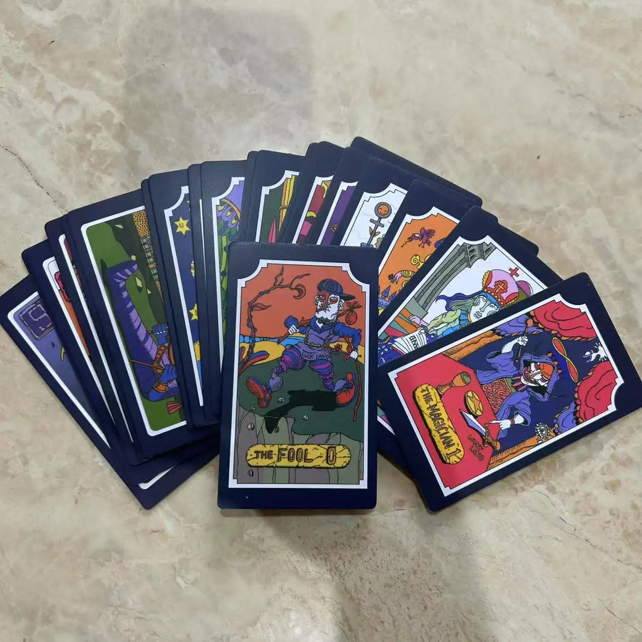 31pcs/set 6.5x11CM New Anime JoJo's Bizarre Adventure Figures Tarot Card Toy Board Game Collection Card Model gifts