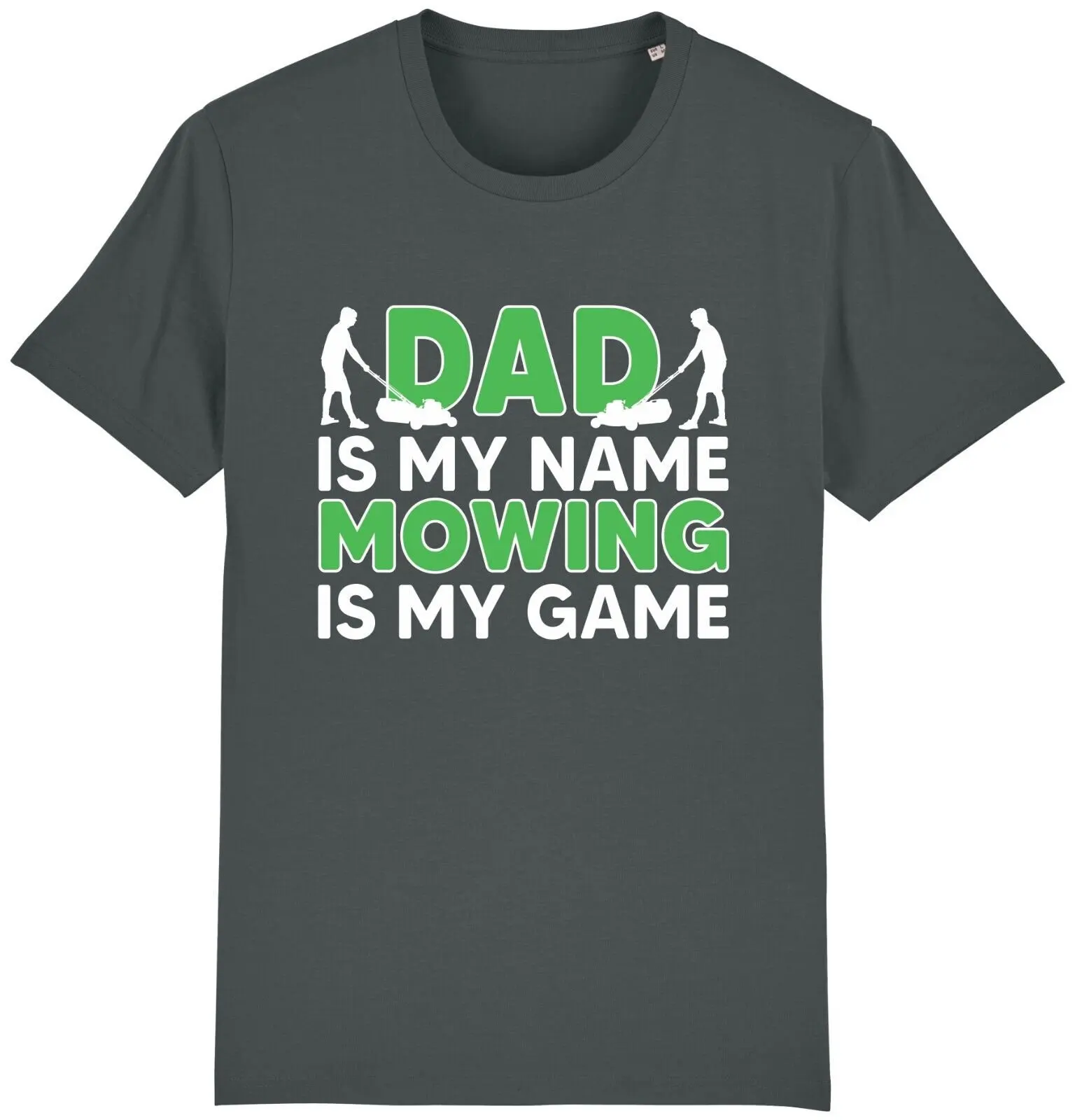 Men's Summer Fashion Casual Short-sleeved Shirt  Dad Is My Name Mowing Is My Game Funny Lawn Gardening Fathers Dad Gift T-shirt