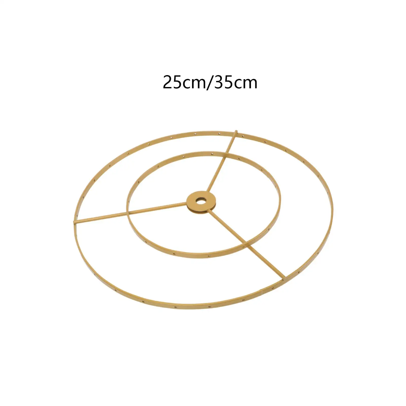 Lamp Shade Frame Ring for Desk Light Stand DIY Lampshade Holder Frame Metal Lampshade Frame Ring for Light Cage Guard Party