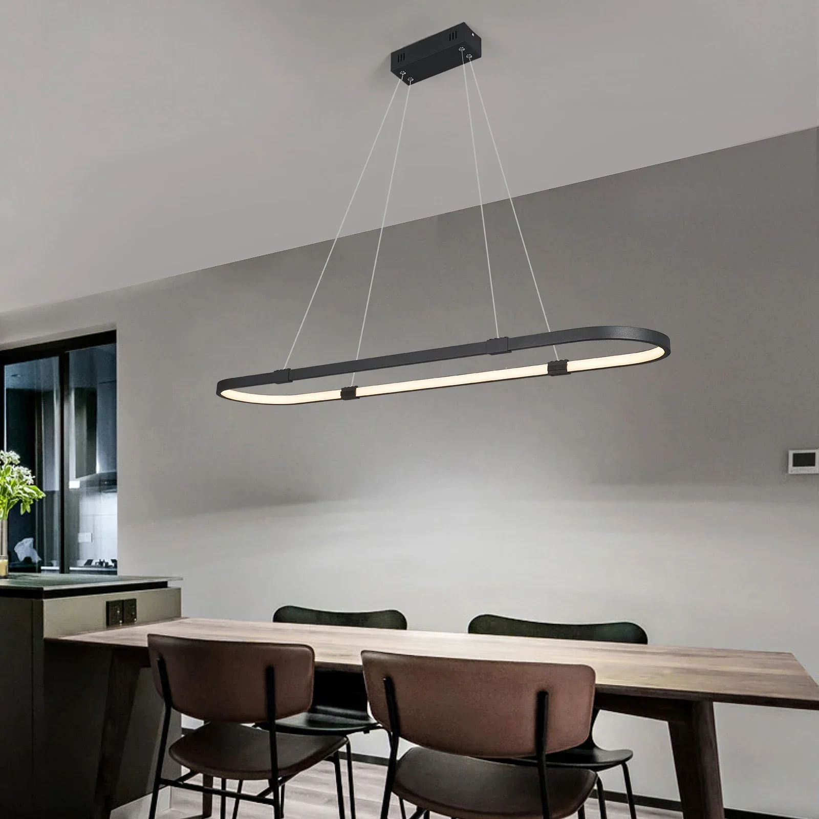 

Modern Minimalist LED Chandelier Pendant for Dining Room Kitchen Bar Fashion Free Mail Lighting Design