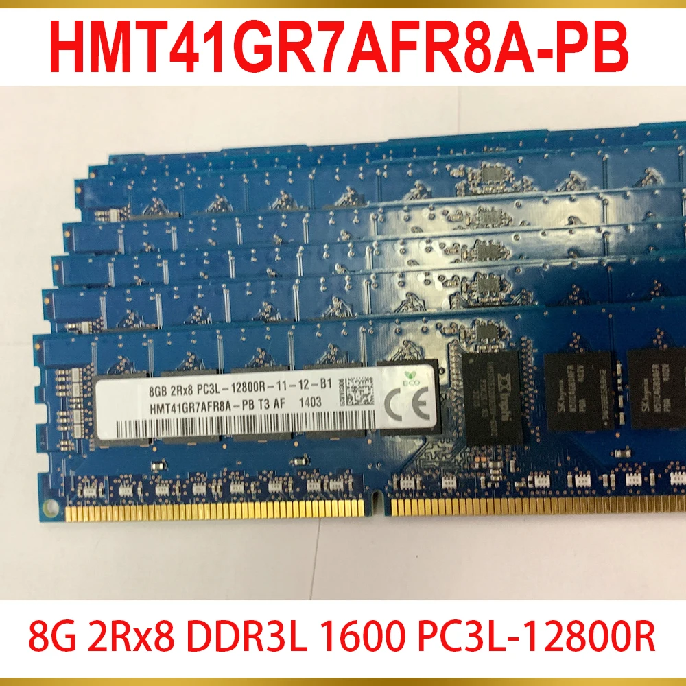 

1 шт. для SK Hynix RAM 8 ГБ 8G 2Rx8 DDR3L 1600 PC3L-12800R HMT41GR7AFR8A-PB