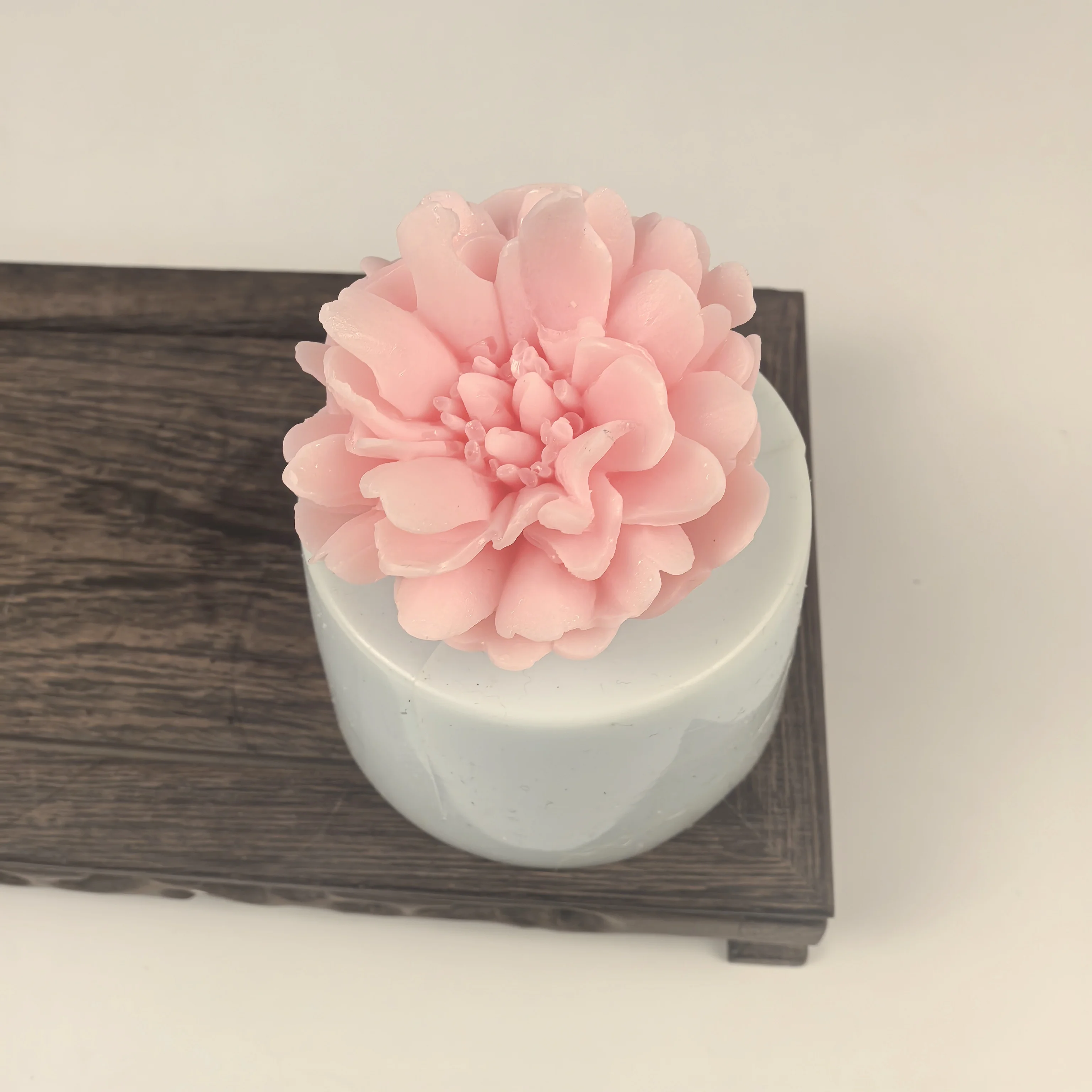 

Flower Peony Silica gel 3D molds flowers silicone soap mold flower candle aroma mould soap making moulds resin clay molds