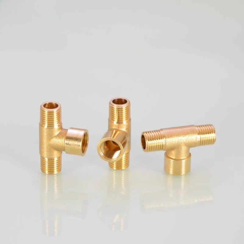 2-Point Three-Way Three-Inner Wire Joint 1-Point Three-Point Three-Outer Teeth Inner And Outer Wire Brass Mechanical Accessories