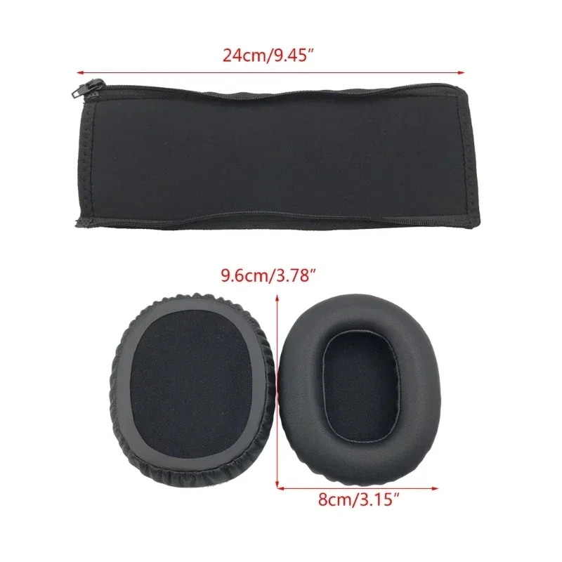 استبدال بطانة للأذن يغطي مناسبة لسماعات Denon AH-MM400 وسادات الأذن عقال يغطي وسادة رئيس شعاع الغطاء الواقي