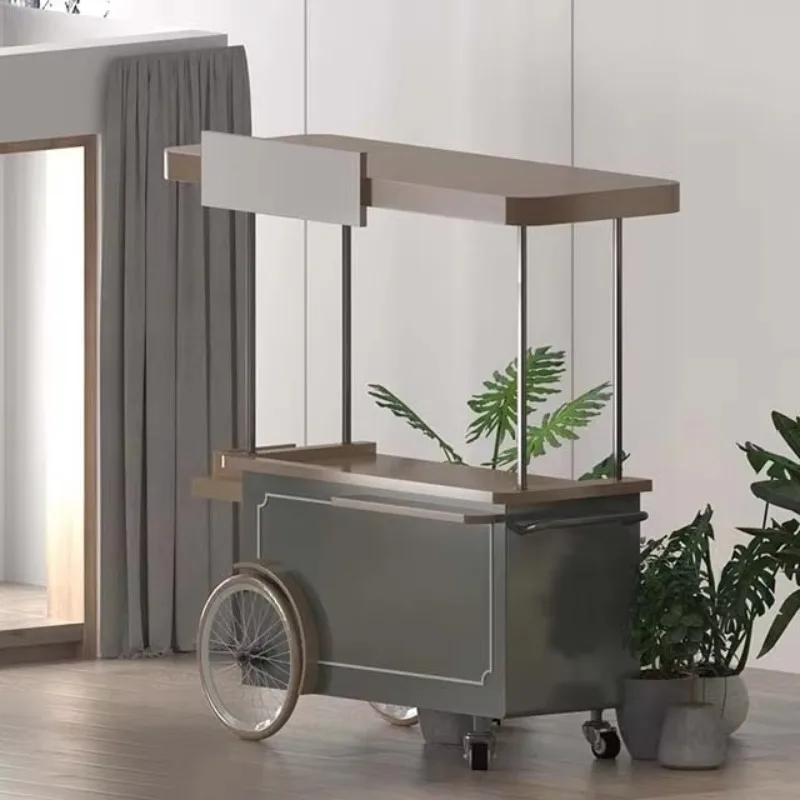 

Изготовленная на заказ портативная металлическая тележка для еды, мобильная тележка для хлеба и десерта