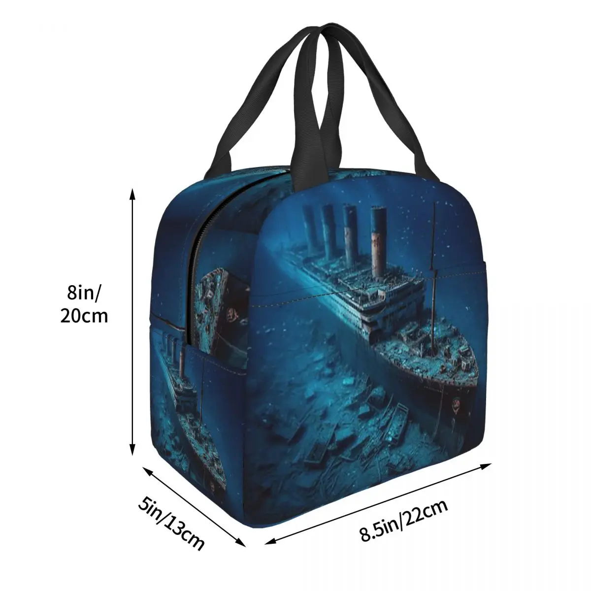 RMS Titanic Insulated Lunch Bag for Women Kids Leakproof Food Boxes Thermal Lunch Box Tote