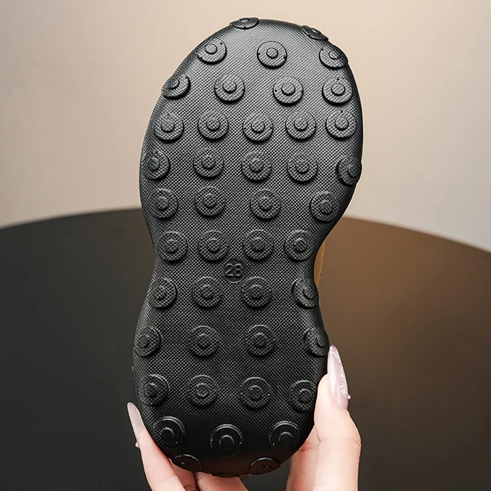 الشتاء الثلوج الأحذية للأطفال بولي Leather الجلود مقاوم للماء المشي لمسافات طويلة في الهواء الطلق أفخم الأحذية للأطفال سميكة الدافئة الصبي الفتاة مبطن الأحذية