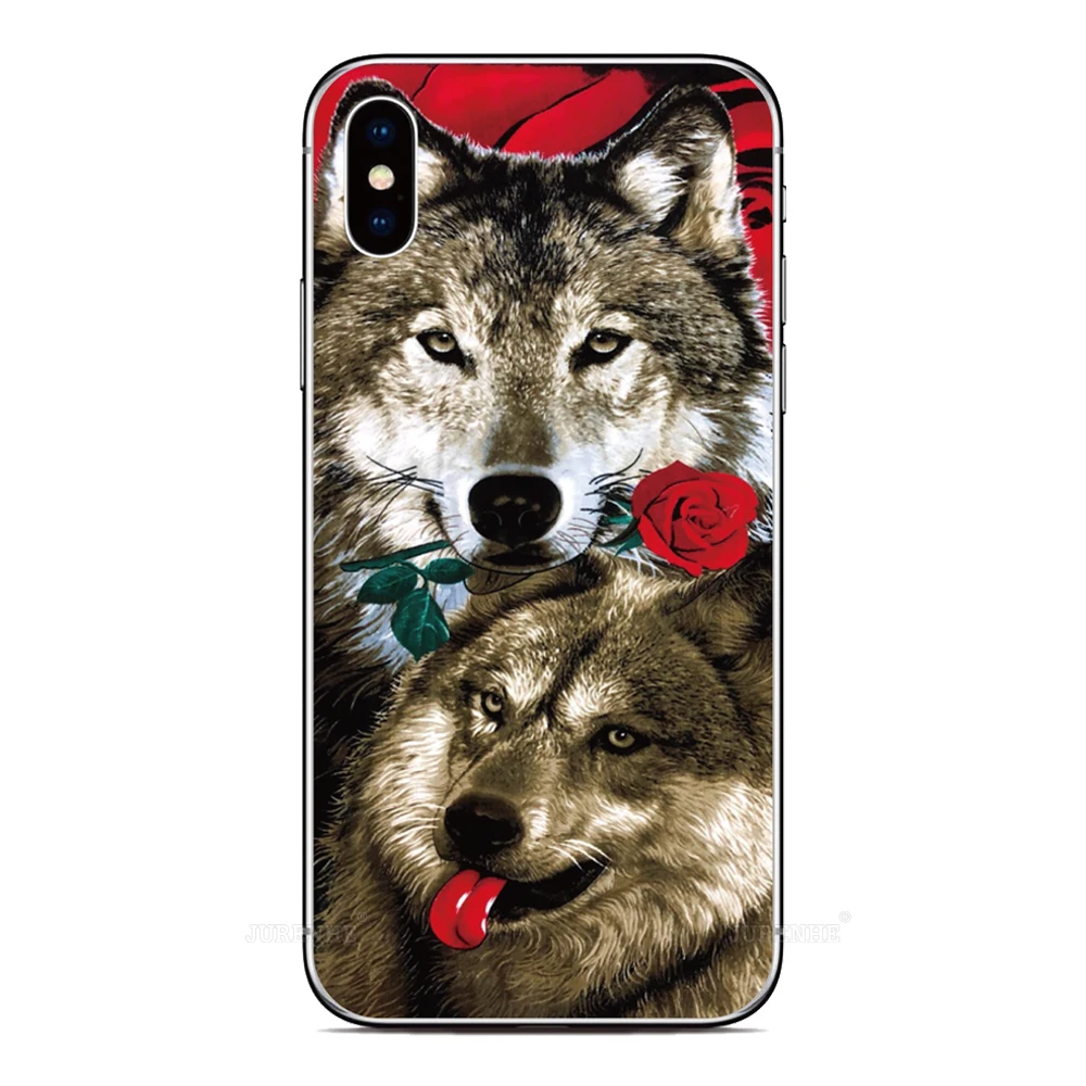 Tiger Wolf Animal Phone Case For ZTE Blade A55 A35 Core A75 A54 A34 A73 V50 Smart V60 Design V30 V40 Vita Axon 60 50 Lite Cover image 3