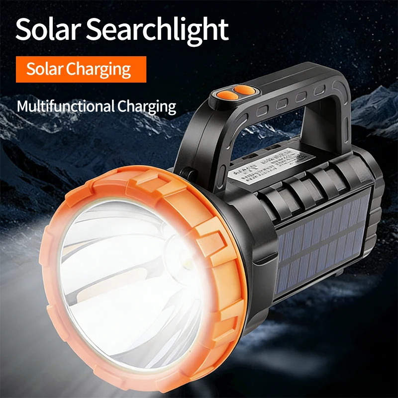 Super Bright Handheld Searchlight Ex-factory Price, Powerful Charging Function, Suitable for Outdoor Patrol Fast Delivery