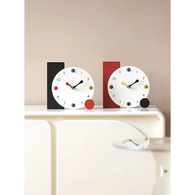 

Study bedroom ins tabletop ornament home jewelry desk clock TV cabinet decoration desk clock entrance ornament