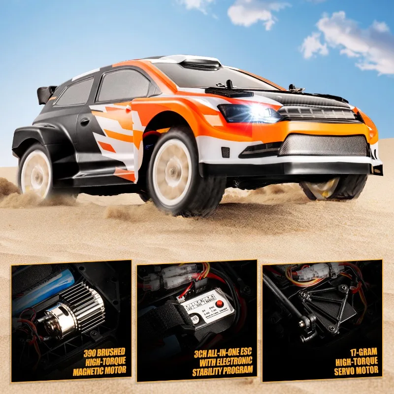 Cool Stuff Toy Car Funny Gift-Nieuwe 1:12 Full Scale High Speed 4WD Rc Drift Car, Carbon Brush Gyroscoop Rally Rc Cars, Speelgoed voor kinderen