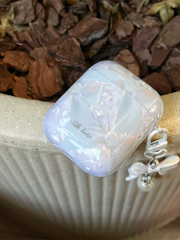 Korean Sle  Knot Ribbon  pro 3 Protective Case ell Pattern  2nd Generation Wirel Bluetooth Earpho...