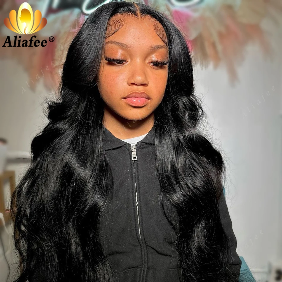 Body Wave Lace Frontal Wig para Mulheres, Cor Natural, Cabelo Humano, Transparente, Orelha, Loira 613, 13x6, 13x4