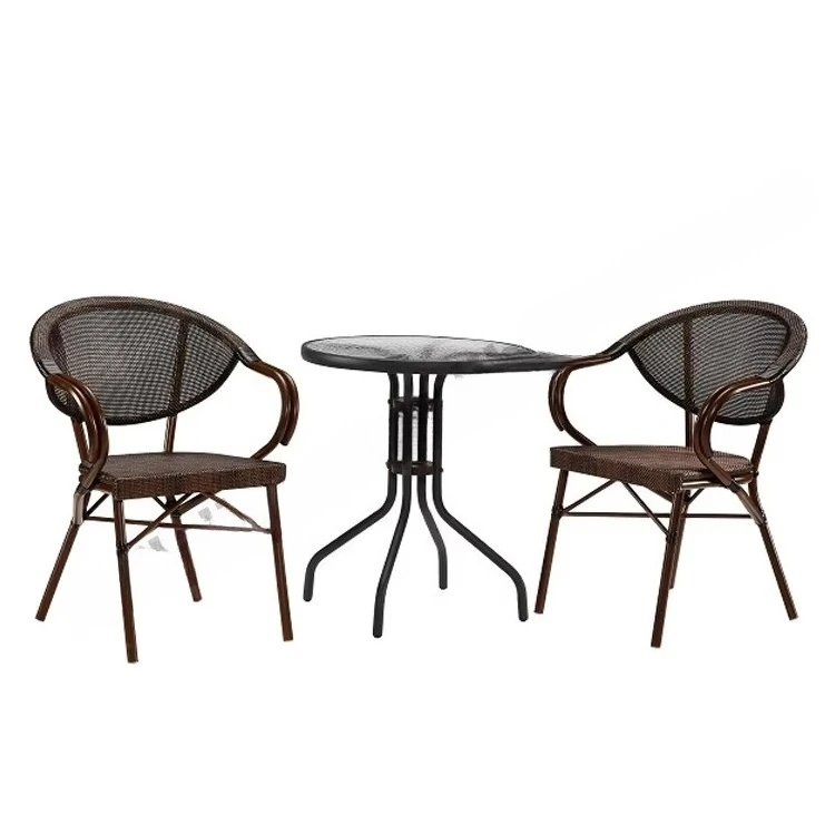 * Supply High Bearing Capacity Balcony Dining Outdoor Table and Chair Set