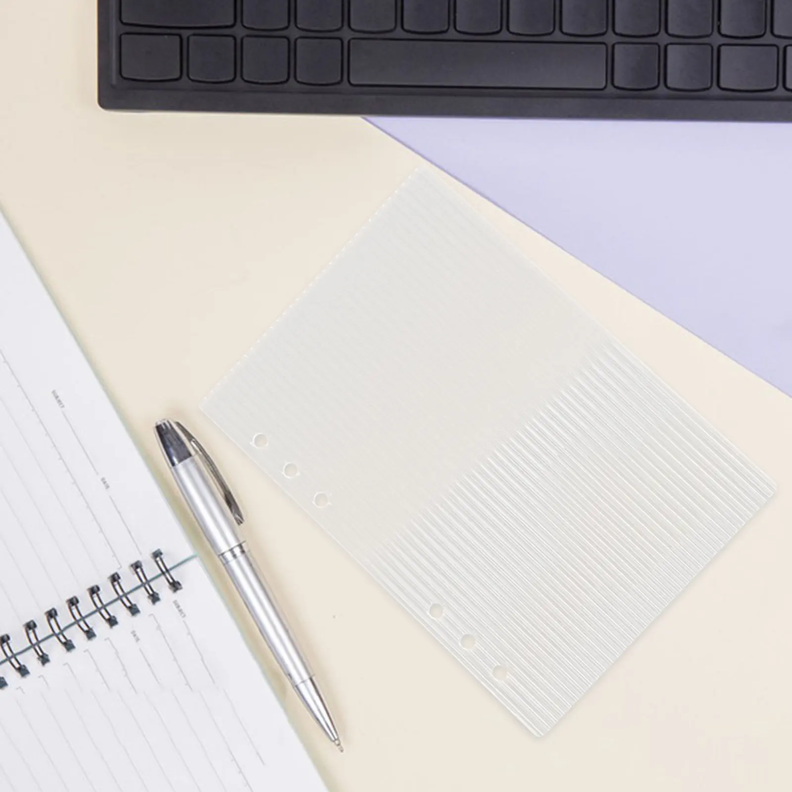 

2 шт. прозрачных акриловых обложек для блокнотов на кольцах, многоразовые, с твердой обложкой, для планировщиков и органайзеров