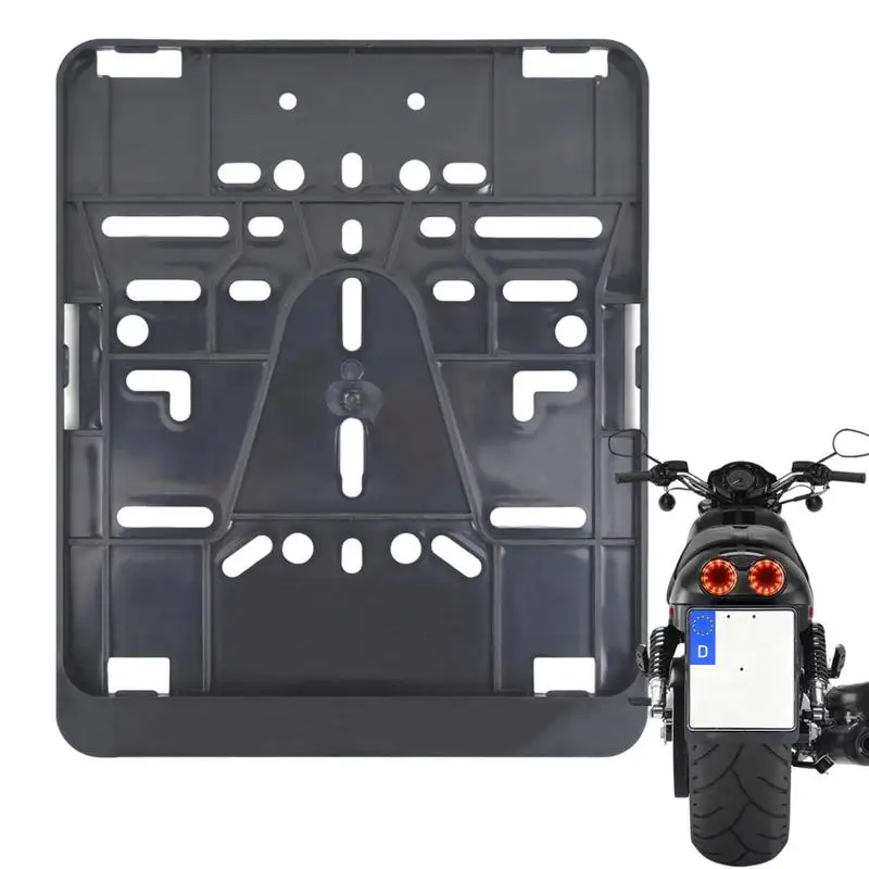 

German Motorcycle License Plate Frame Motorbike Plate Frame Number Tag Bracket License Protector Modified Accessories