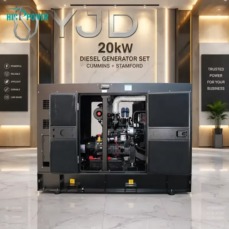 Residential  4B3.9G1 20kw 25kva Diesel Generator Set with 1/3 Phase 50/60hz ATS for Home Villa Farm Backup Power