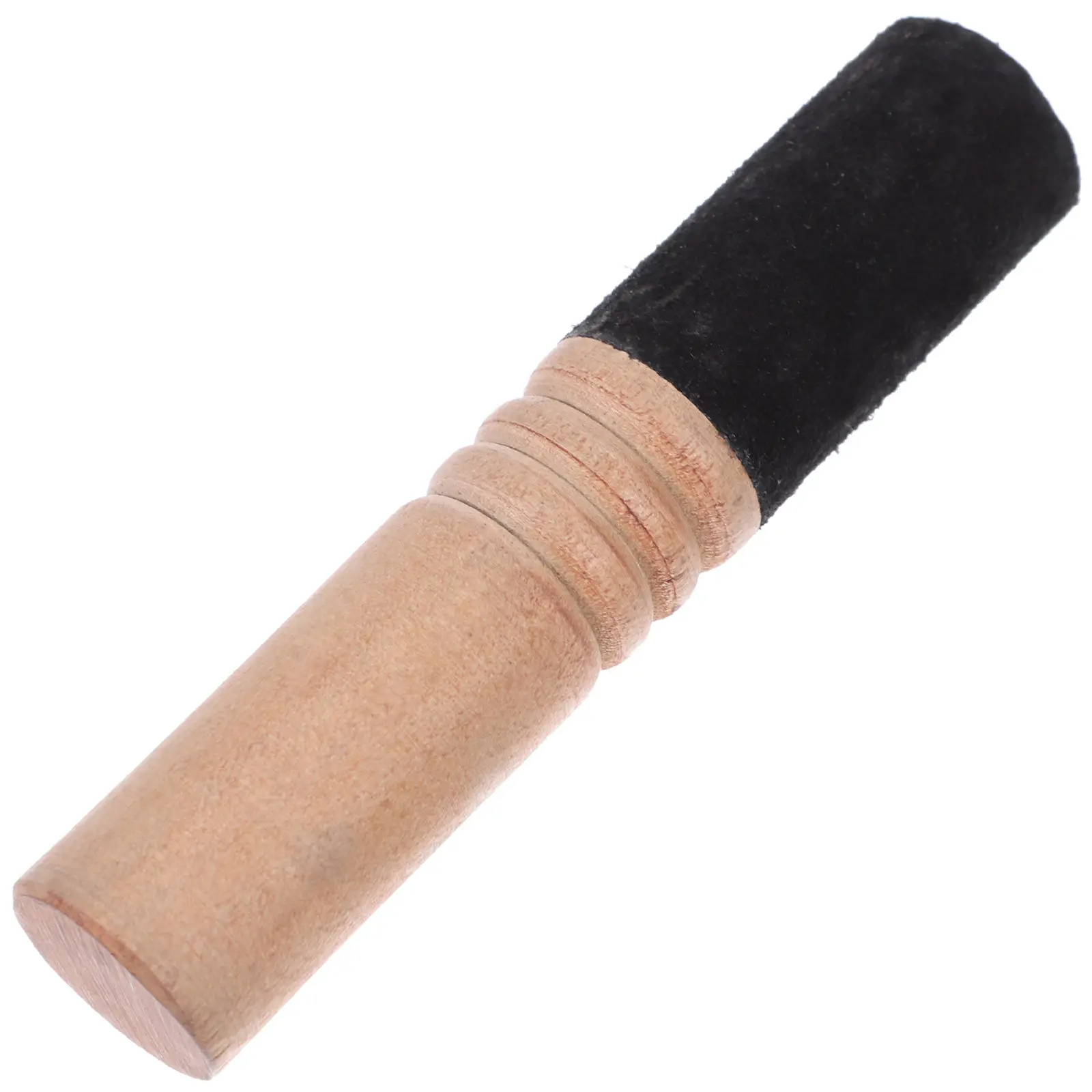 Buddha Singing Bowl Stick Handcrafted Wood and PU Material Compact Lightweight Meditation Mallet for Sound Bowl Yoga Spiritual