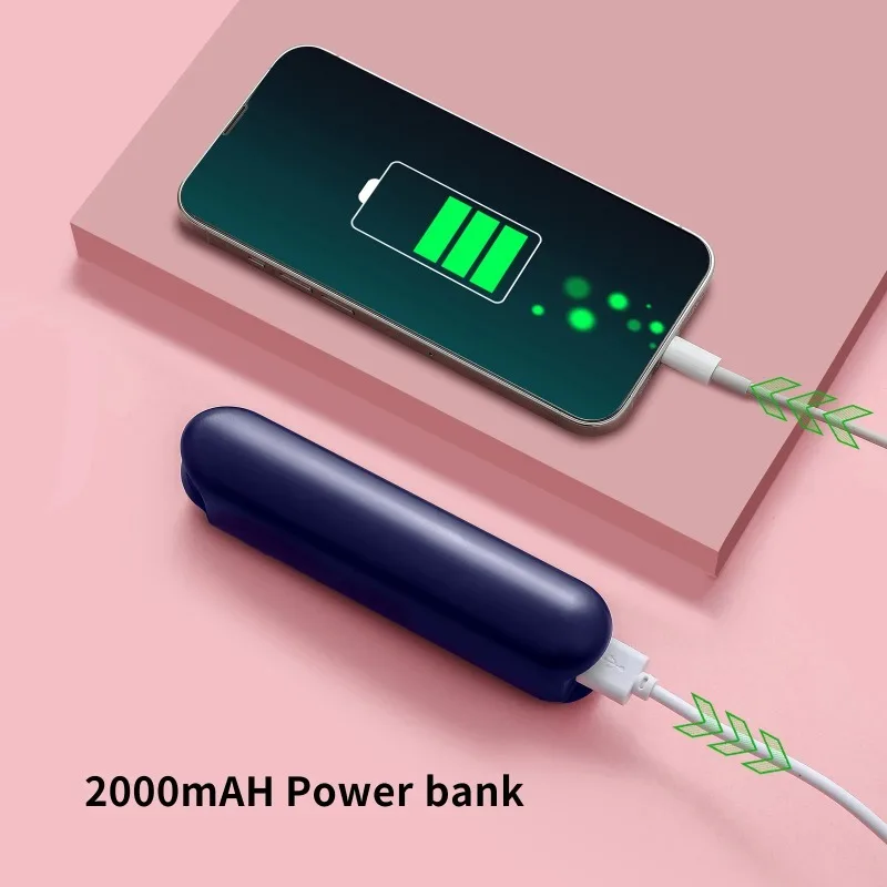 Xiaomi New Folding Portable Multifunction Fan Mini Handheld Fan USB 2000mAh Recharge Hand Held Small Pocket Fan with Power Bank