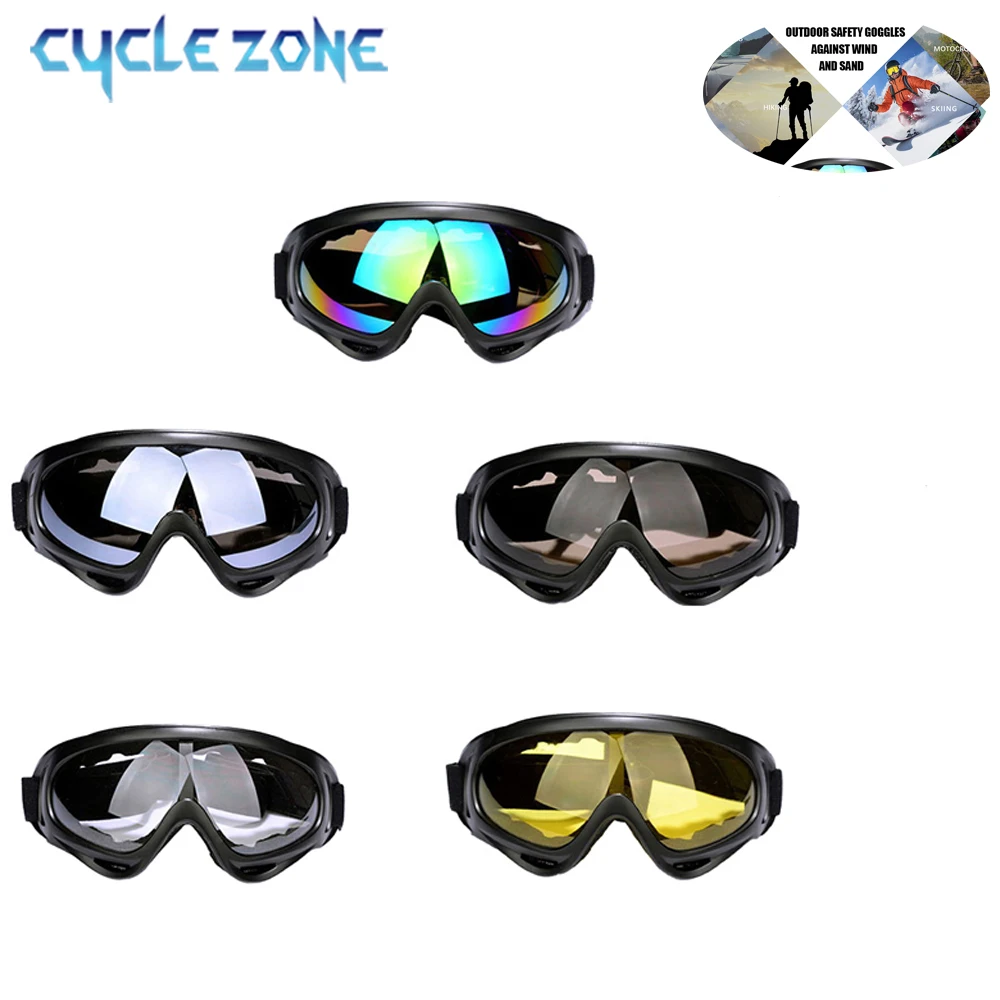 

Motocycle Bicycle Glasses Sandproof Dustproof Glasses for Outdoor Cycling Skiing Climbing Men Women Protective Glasses