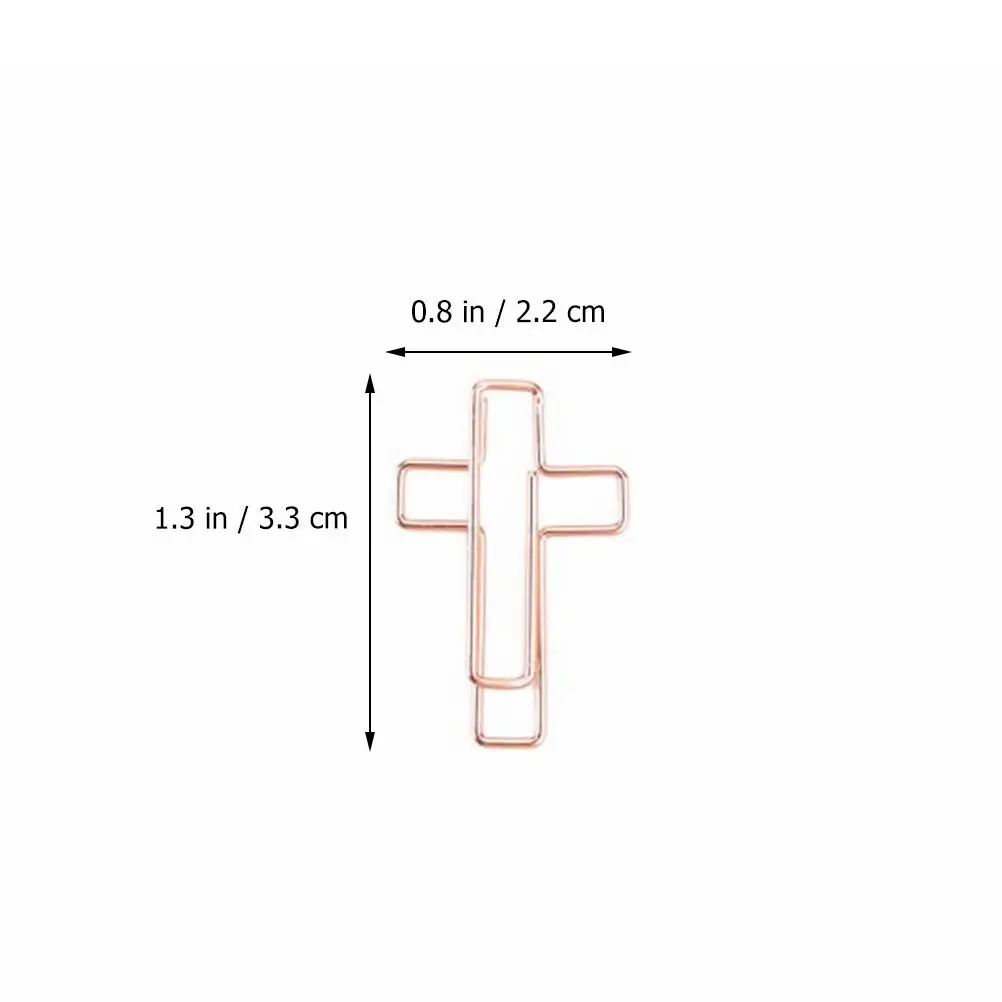 12 Pcs Shaped Paper Metal Bookmark Clips Clips Metal Bookmark Bible Journaling Golden Clamps Note Keeper Student Supplies