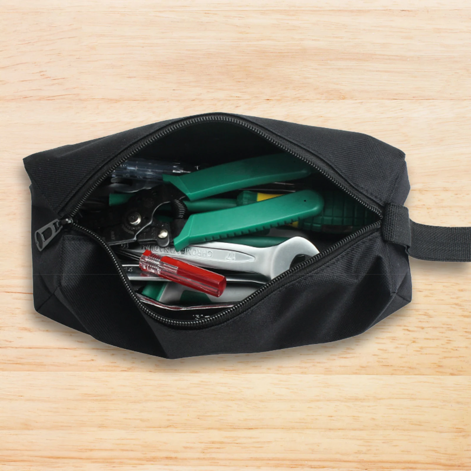 

Small Oxford Cloth hand-held Tool Bag Hardware Anti Drop Multifunctional Lightweight Mini Storage Organizing Bags Repair Kit