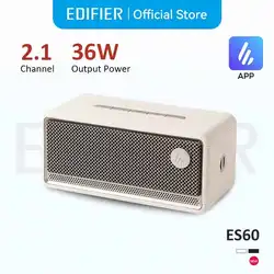 Edifier ES60 Portable Bluetooth Speaker Mini Sound Box Wireless Sound Bar 36W RMS Outdoor IP66 Waterproof Long Battery Life