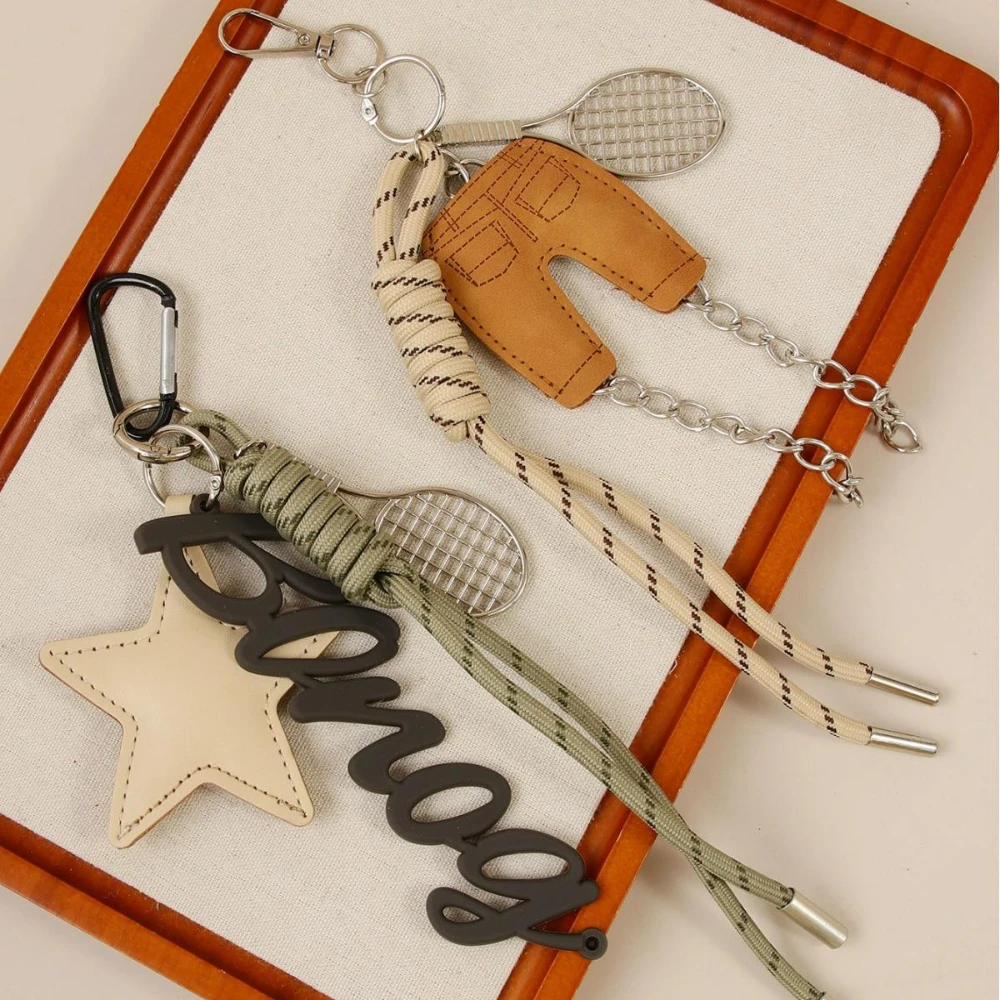 

Нежный кулон из искусственной кожи, аксессуары, нишевый дизайн ручной работы, сумка для одежды, очаровательный подвесной орнамент, индивидуальная сумка, кулон