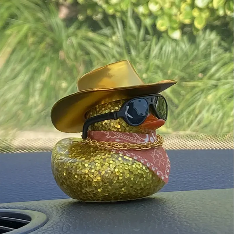 Duck Car Ornament - Rubber Duck Perfect cadeau voor eendenliefhebbers - Auto Duck Interieurdecoratie Accessoires