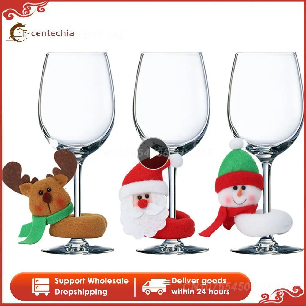 Ensemble de bouteilles de vin de Noël de haute qualité, pratique et festif, idées de décoration pour la maison, décoration de fenêtre