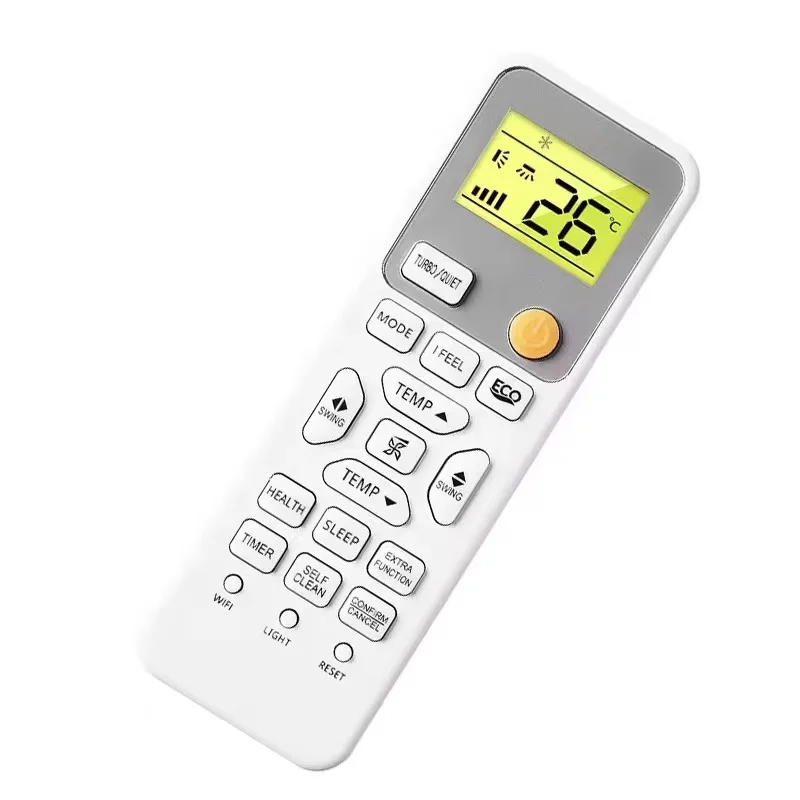 

Smart 0010406609E For Haier Air Conditioner Replacement Remote Control-Model With Backlight Designed For Heating And Cooling Sys