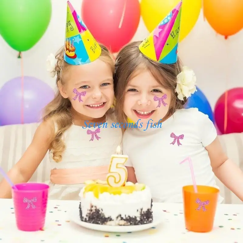 L74B Bowknot -Aufkleber -Wraping -Etikett für Scrapbooking Journal Packaging Decoration