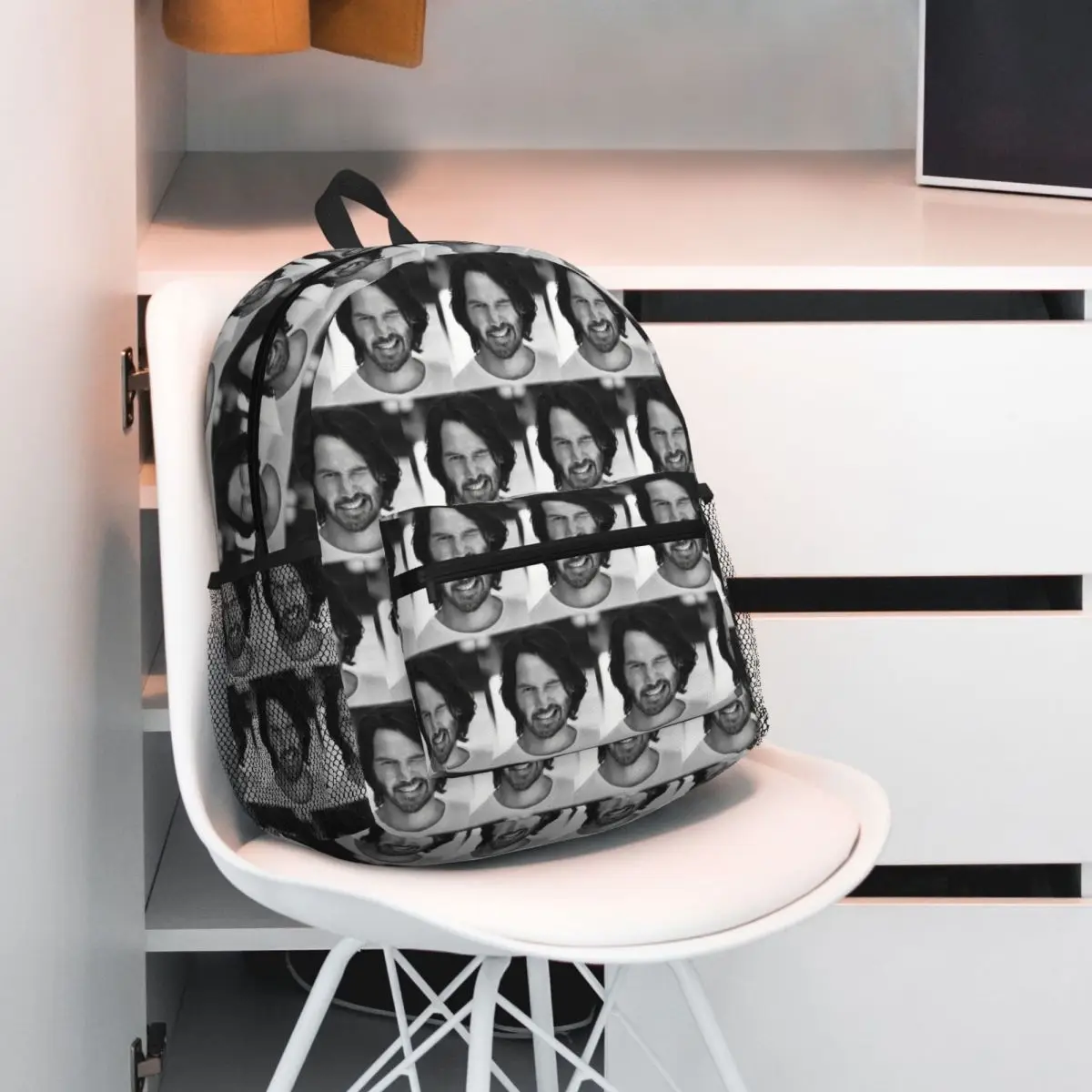 

Keanu Reeves Backpack Student BookBag Kids School Bag Laptop Shoulder Bags for Boys Girls