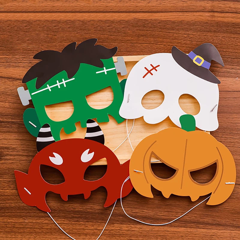 Funny Creative Halloween Cosplay Masks Cartoon Halloween Mask Cute Ghost Pumpkin Mask Party Decorations Performance Props Gifts