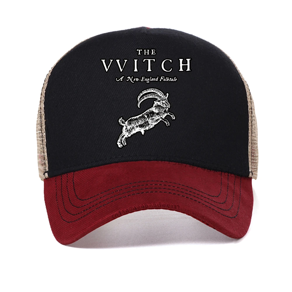 

The Witch Graphic cap Witch and Girls Will Be Girls Lettering Print Casual baseball cap Summer breathable mesh snapback hats