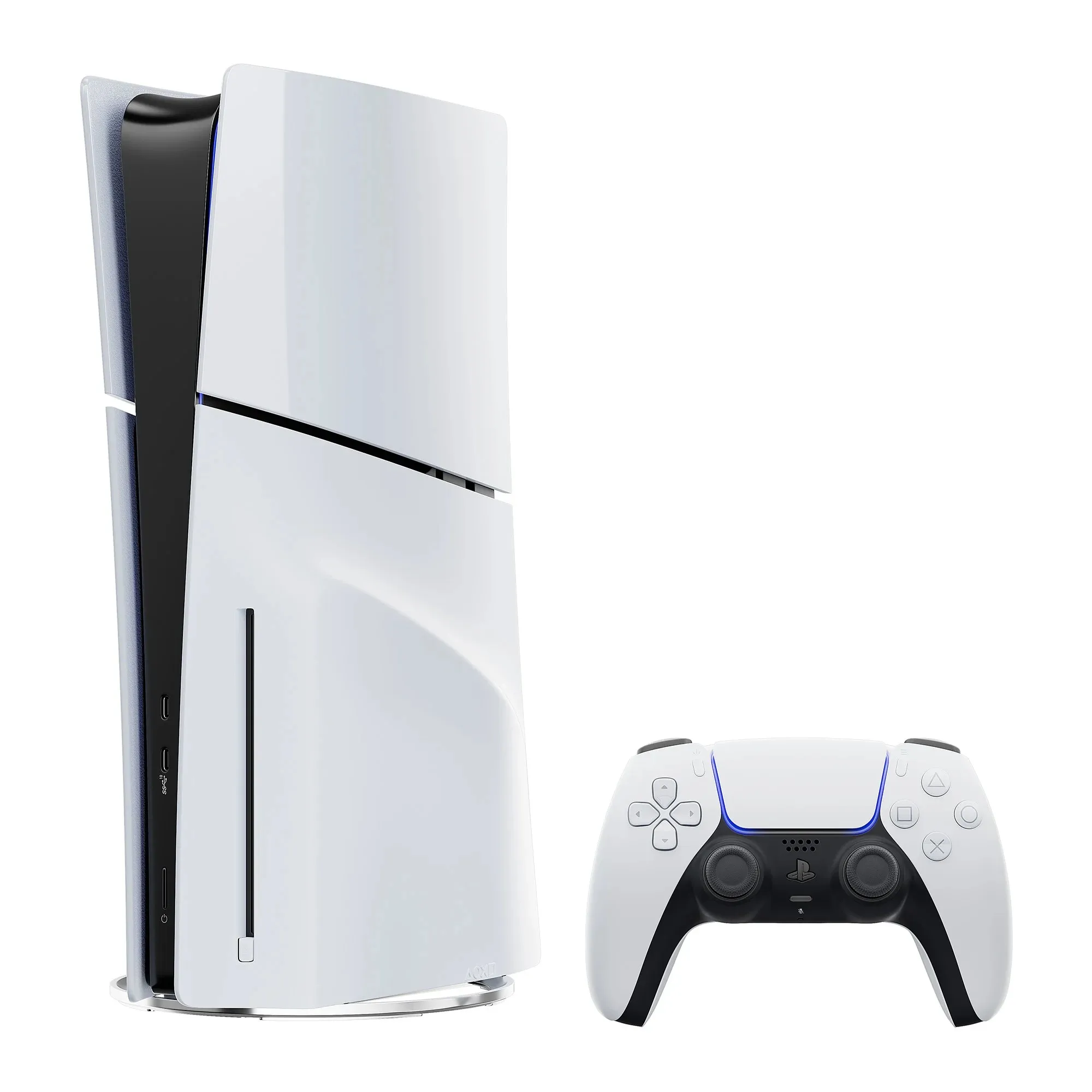PS5 Slim Disc 2TB SSD Marvel's Spider-Man 2 Bundle, dos controladores blanco y negro medianoche DualSense, funda protectora incluida