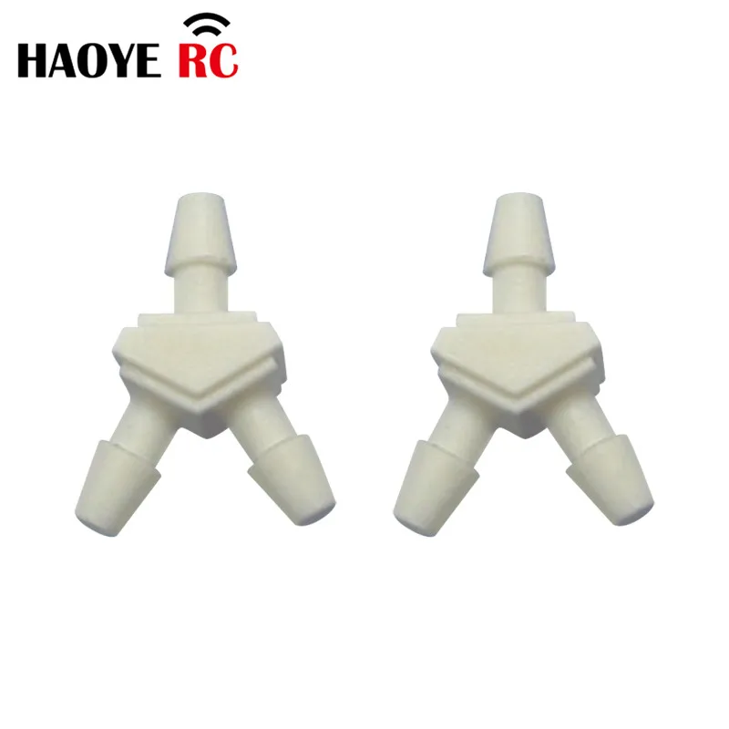 Haoye 2 pcs Nylon y-Joint Dreiwege-Verbindungs verbindung für RC Flugzeuge Teile elektrische Flugzeuge Schaum Modell Zubehör