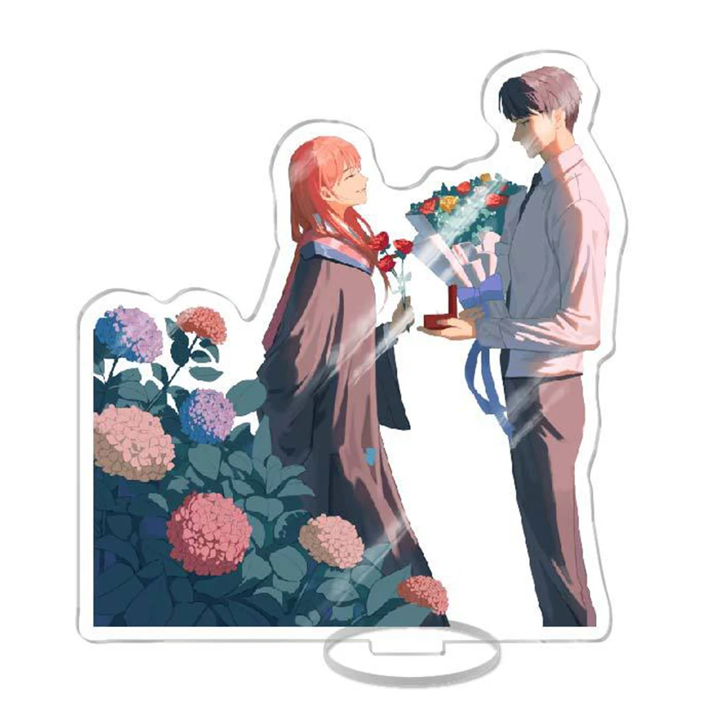 Anime Hidden Love Acrylic Stand Model Sang Zhi Duan Jiaxu Sang Yan Wen Yifan Cosplay Figure Stand Model Desk Decor Props Gifts