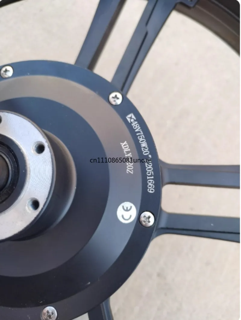 48V 750W Brushless Toothed Rear Wheel Motor for ATV & Snowmobile - High Efficiency, Durable Performance