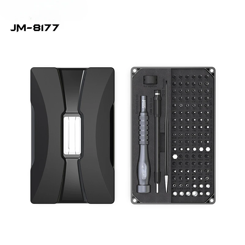 

106 piece set of tool combination screwdriver set JM-8177 cross-border clock, mobile phone screwdriver tool box