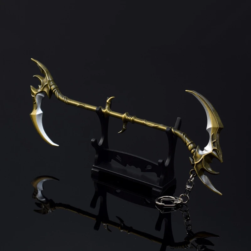 8.26in Game Randapparatuur Furious Chop De Verdict Dragon Slayer Mes Wapen Model Melee Zwaard Ambachten Desktop Ornamenten Jongens Speelgoed