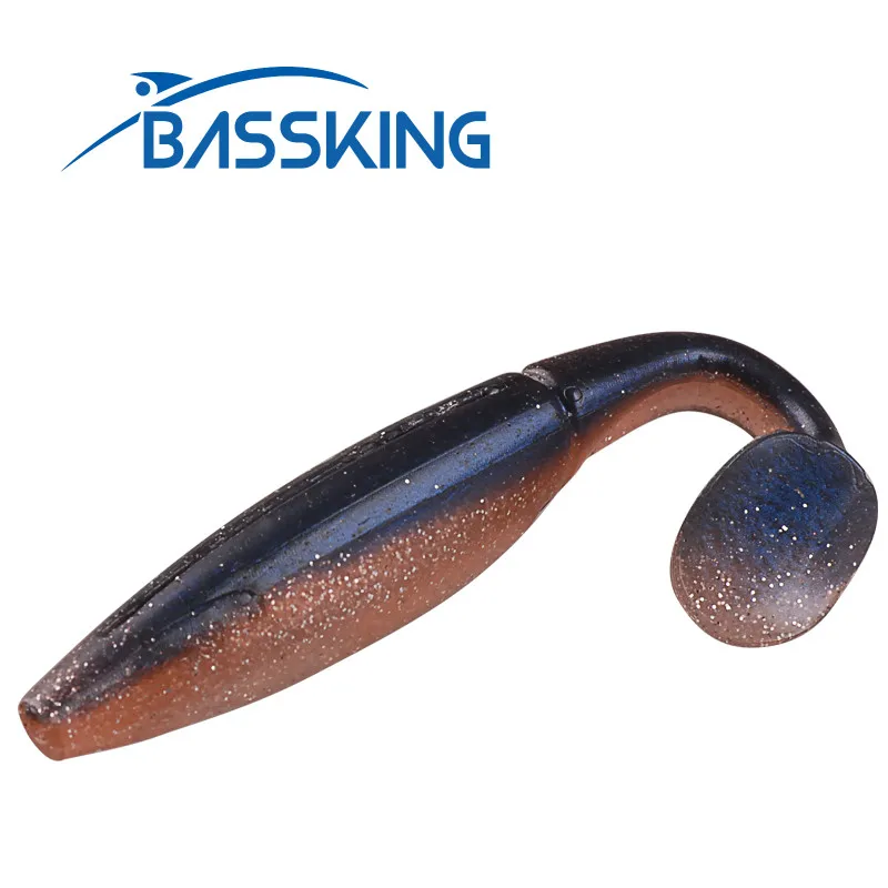 BASSKING Soft Bait 3Pcs 135mm 25g T-Tail Fishing Lure Silicone Baits Iscas Artificial Bait Para Pesca Leurre Peche Bass Wobblers