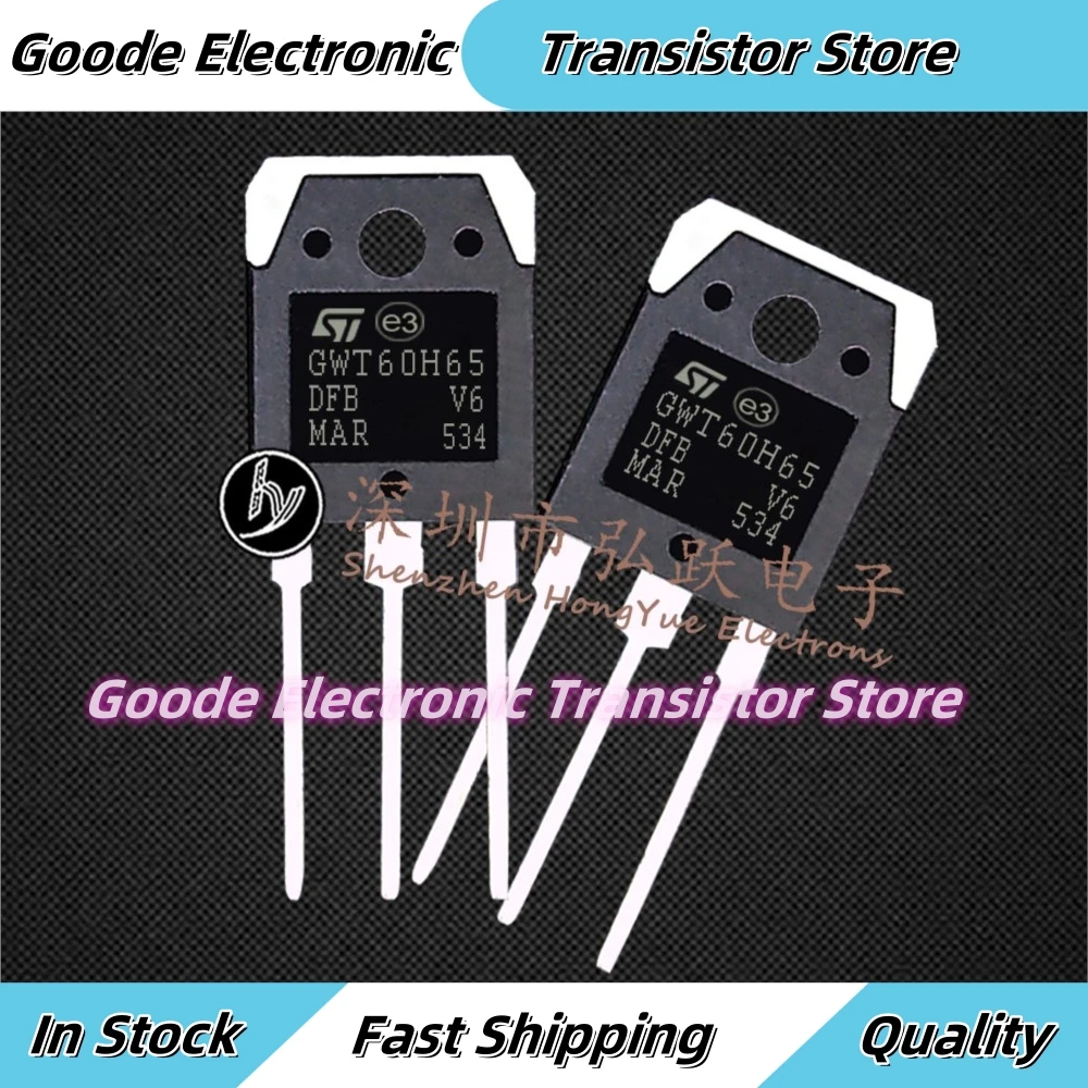 10PCS GWT60H65DFB STGWT60H65DFB  TO-3P 650V 60A Fast Shipping Best Quality Can Be Purchased