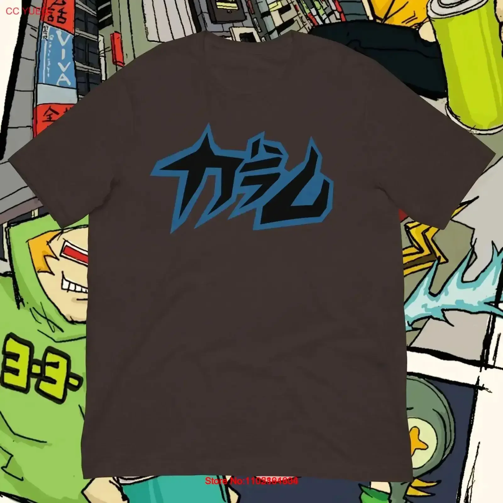 

Jet Set Radio Garam футболка для косплея винтажная стильная мужская повседневная модная футболка с графическим рисунком универсальная мягкая дышащая винтажная футболка