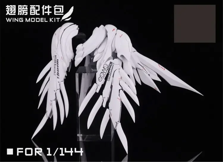 1/144 Wing Kit White Snow Cannon Model Details Accessories for RG HG Frame Arms Girl Mobile Suit Model Building Hobby DIY Parts