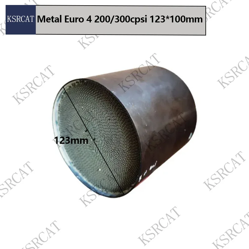 

High Flow 123*100mm Metal Euro 4 Catalyst Substrate Universal Honeycomb Metallic Catalyst Carrier for Catalytic Converter