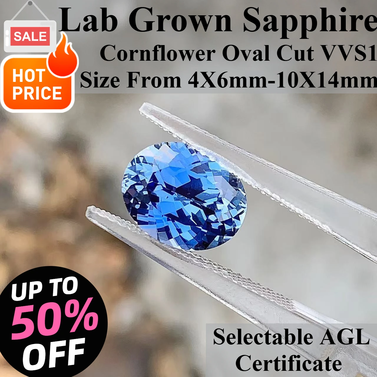

Premium Cornflower Blue Lab Created Sapphire Oval Cut High Clarity Loose Gemstone Wholesale Fine Jewelry Raw Stone For Setting