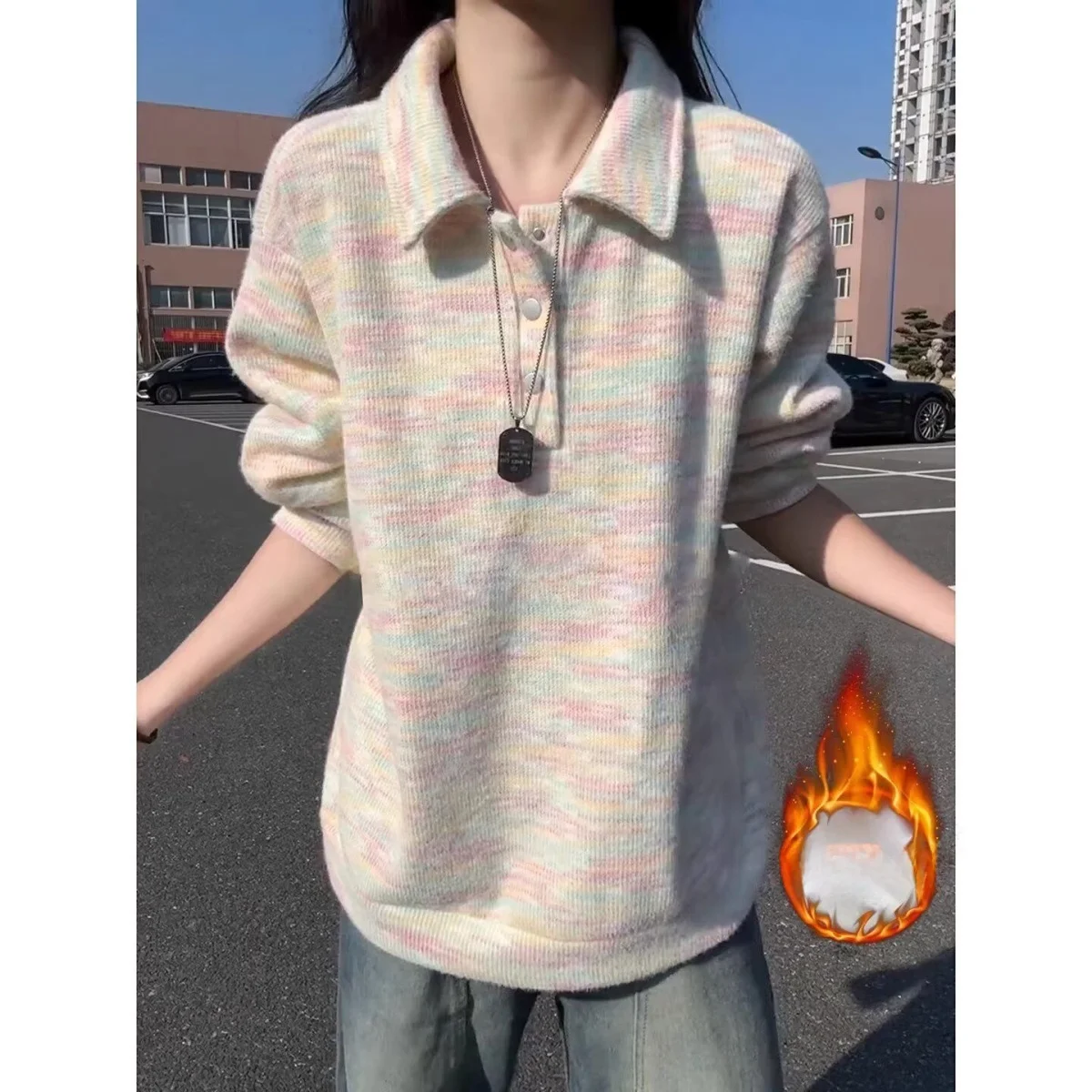 

Американский ретро-кардиган унисекс с капюшоном, вязаный, мягкий, осенний, в стиле колор-блок, для пар, верхняя одежда