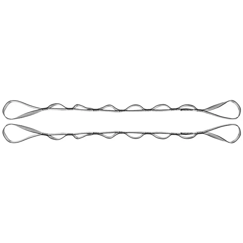 

CGDS-12 шт. нейлоновые стропы-цепочки Daisy Chain, прочные регулируемые ремни для альпинизма, веревка для скалолазания, прочная цепочка Daisy Chain для активного отдыха на природе